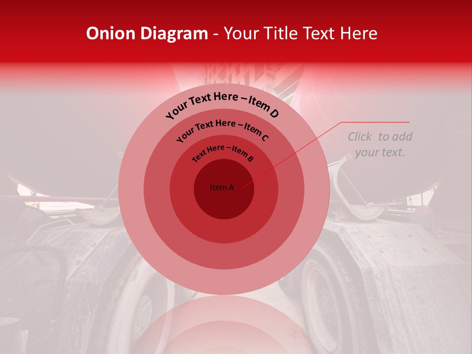 Two Industry Truck PowerPoint Template