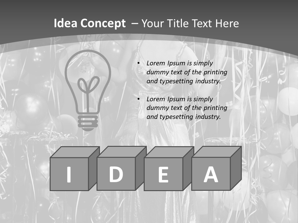 Flat Industry Vehicle PowerPoint Template