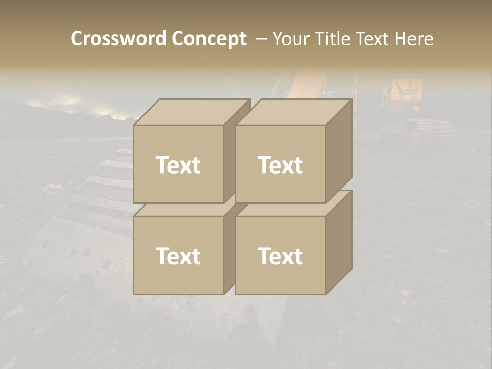 High Tall Job PowerPoint Template