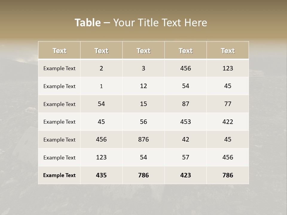 High Tall Job PowerPoint Template