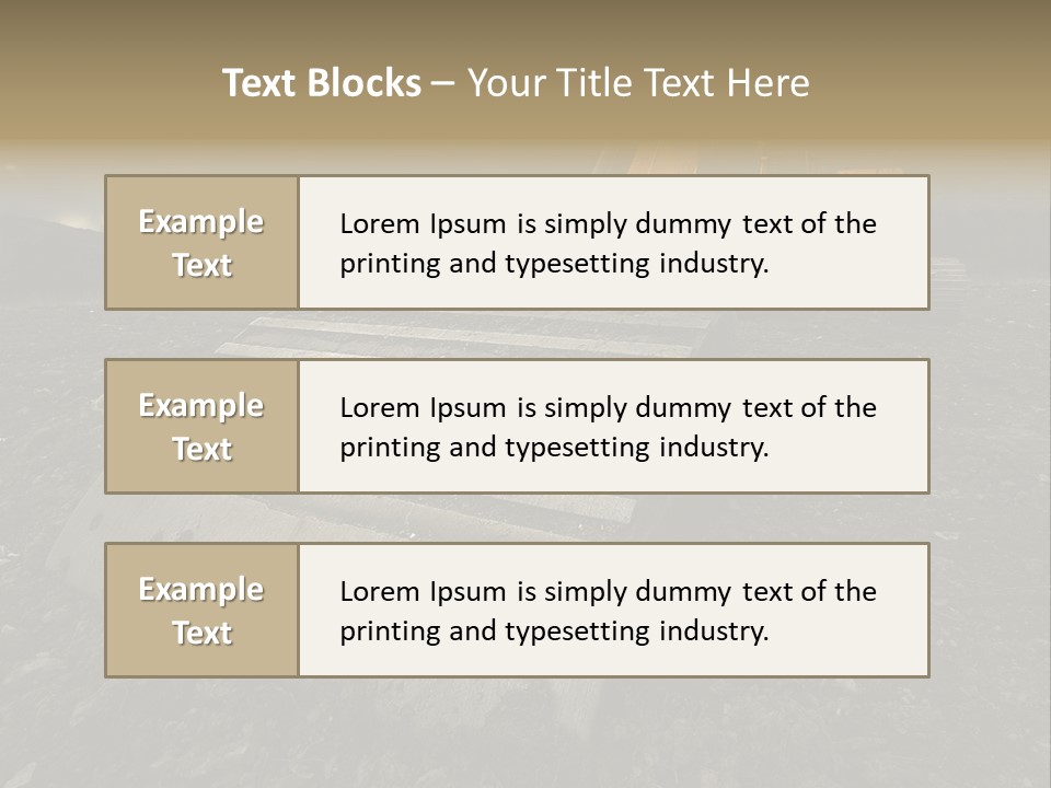 High Tall Job PowerPoint Template