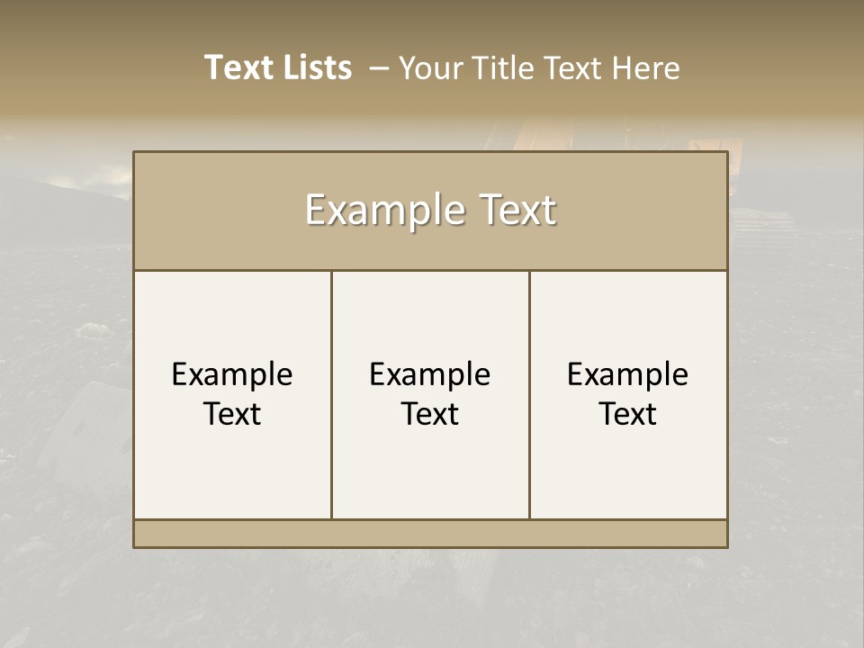 High Tall Job PowerPoint Template