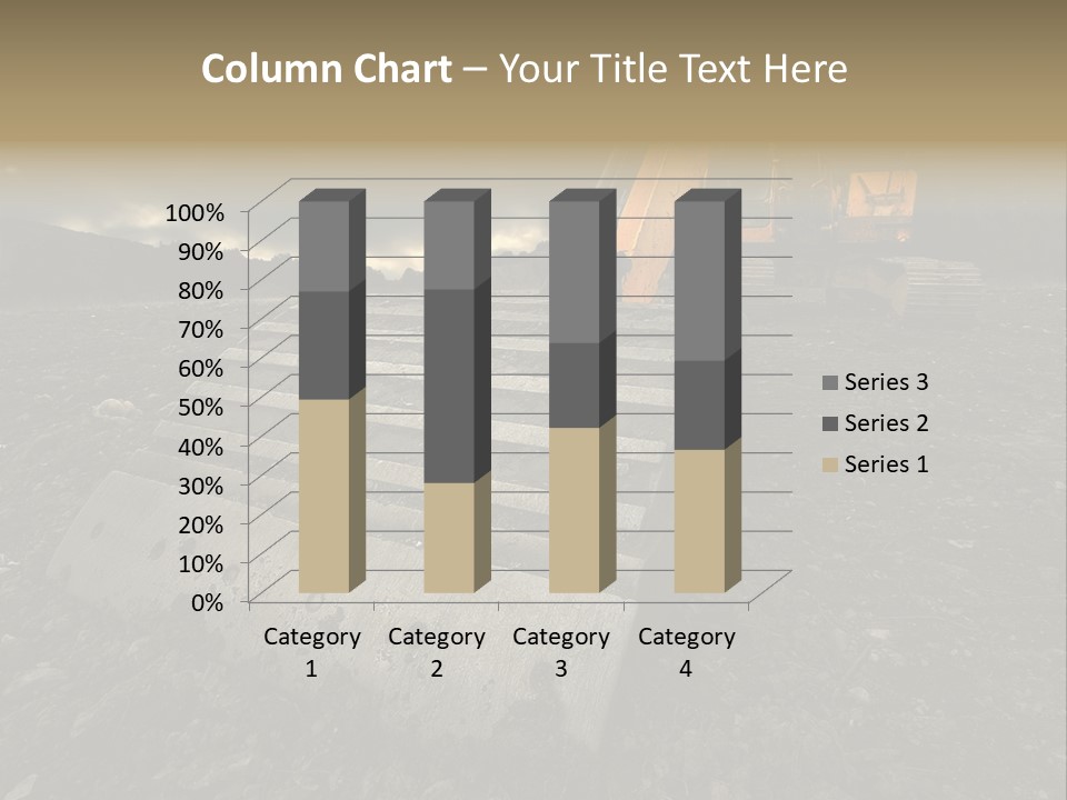 High Tall Job PowerPoint Template