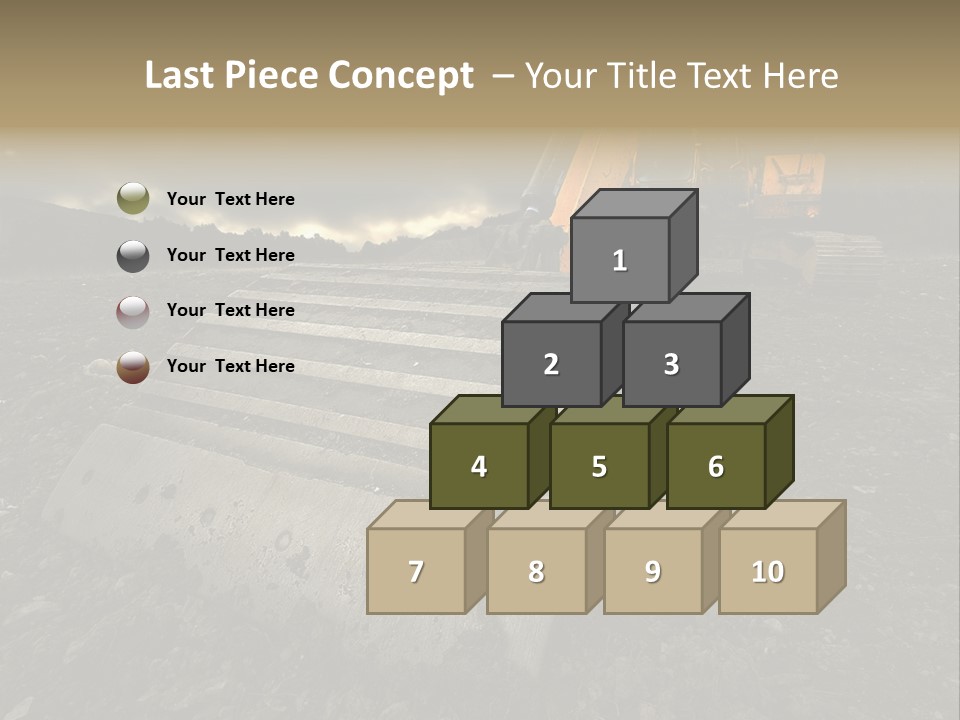 High Tall Job PowerPoint Template