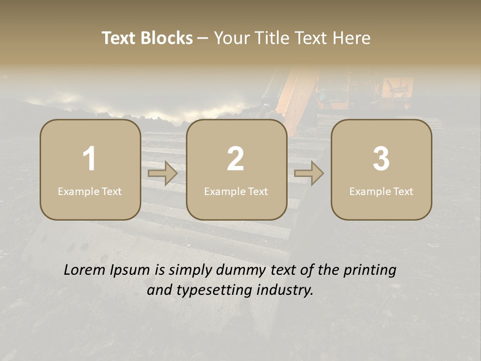 High Tall Job PowerPoint Template