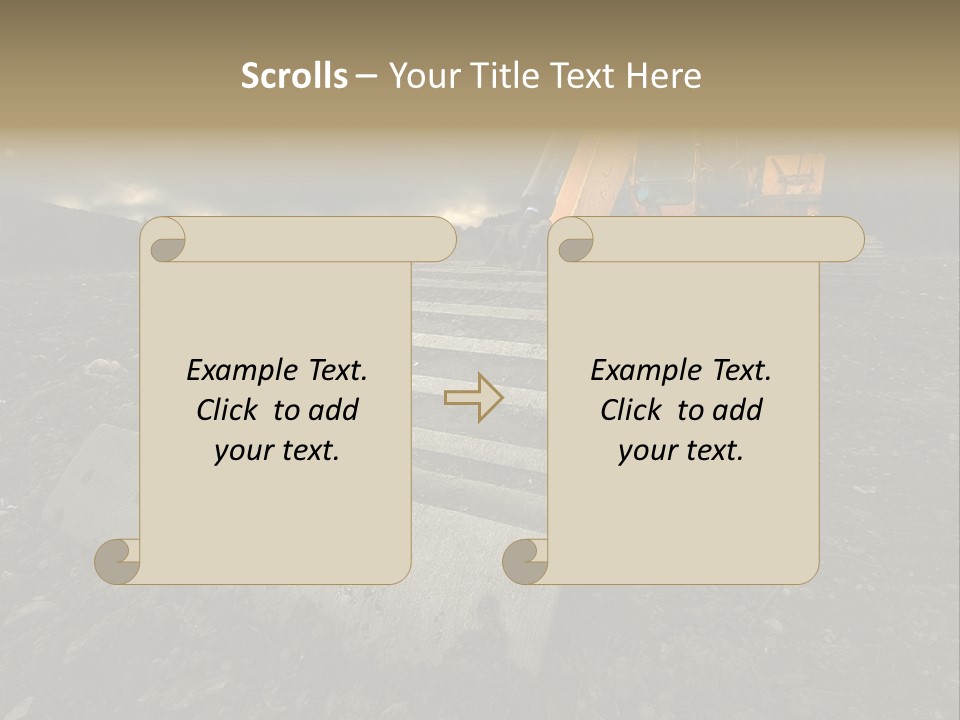 High Tall Job PowerPoint Template