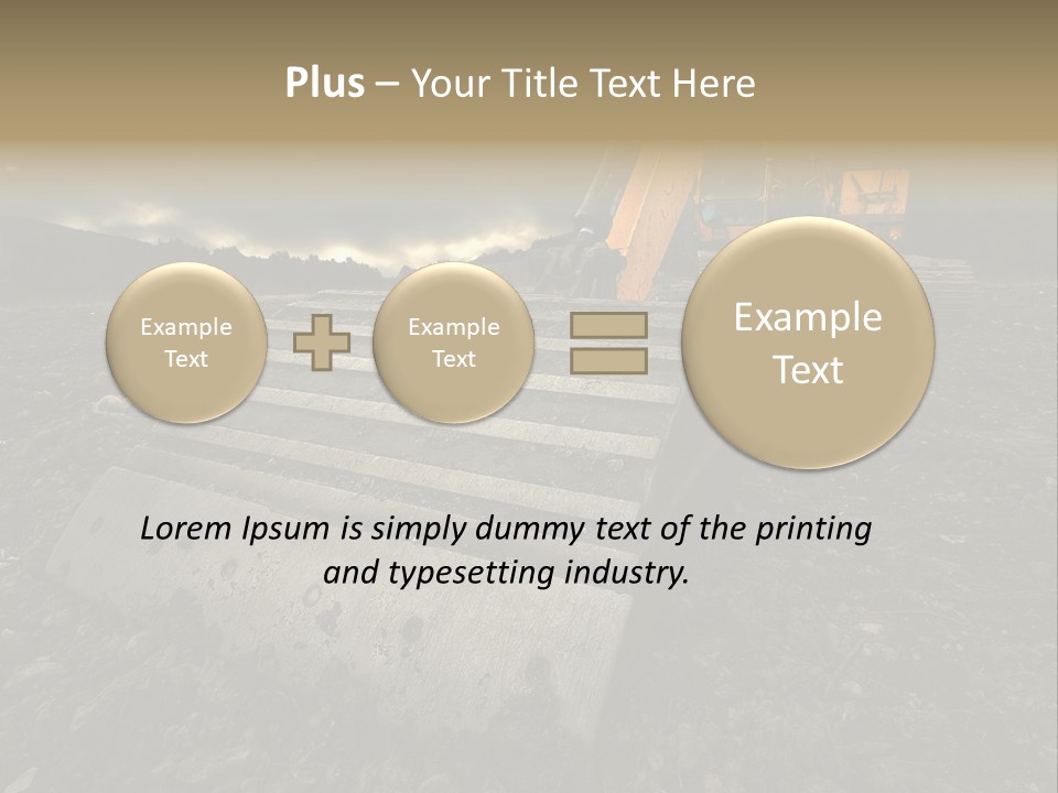 High Tall Job PowerPoint Template