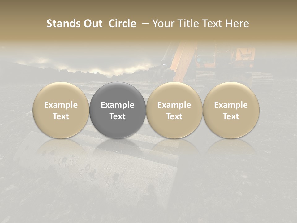 High Tall Job PowerPoint Template