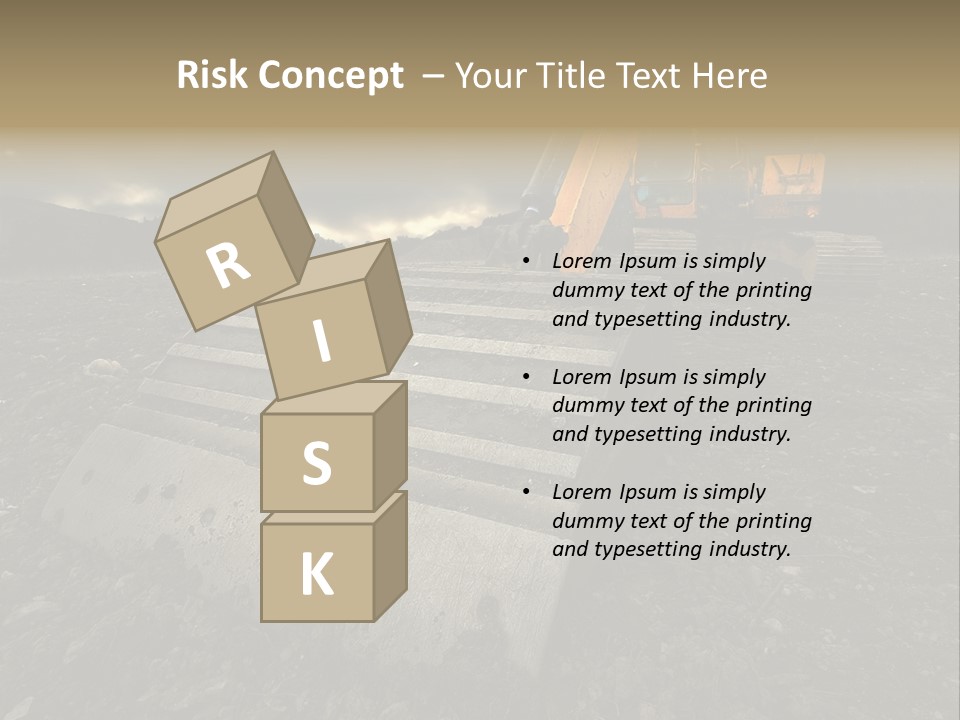 High Tall Job PowerPoint Template