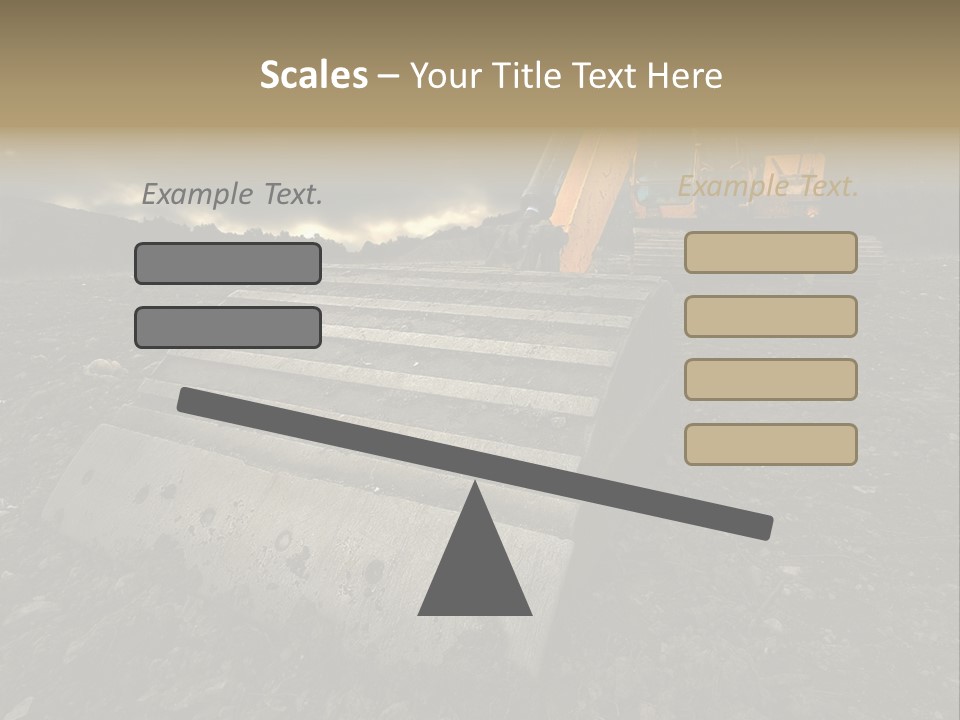 High Tall Job PowerPoint Template