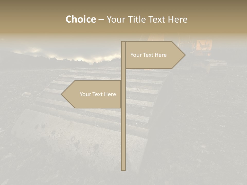 High Tall Job PowerPoint Template