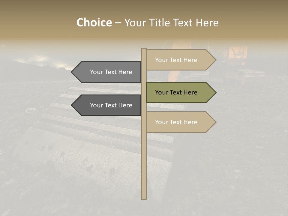High Tall Job PowerPoint Template