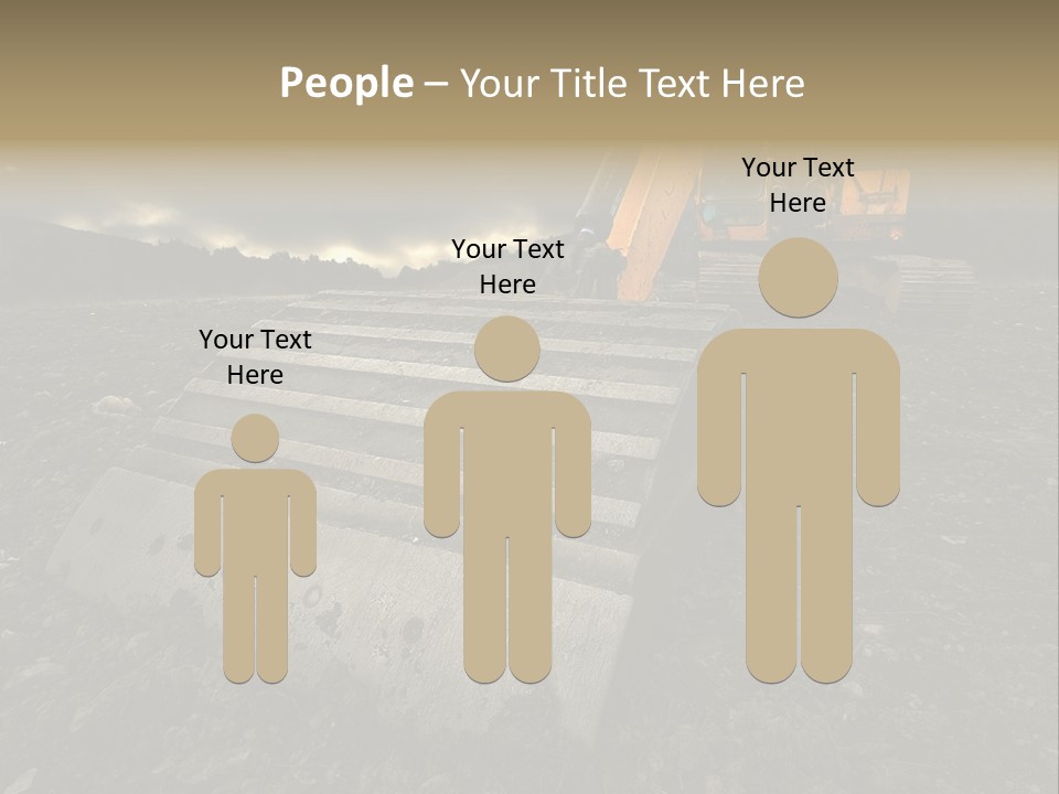 High Tall Job PowerPoint Template