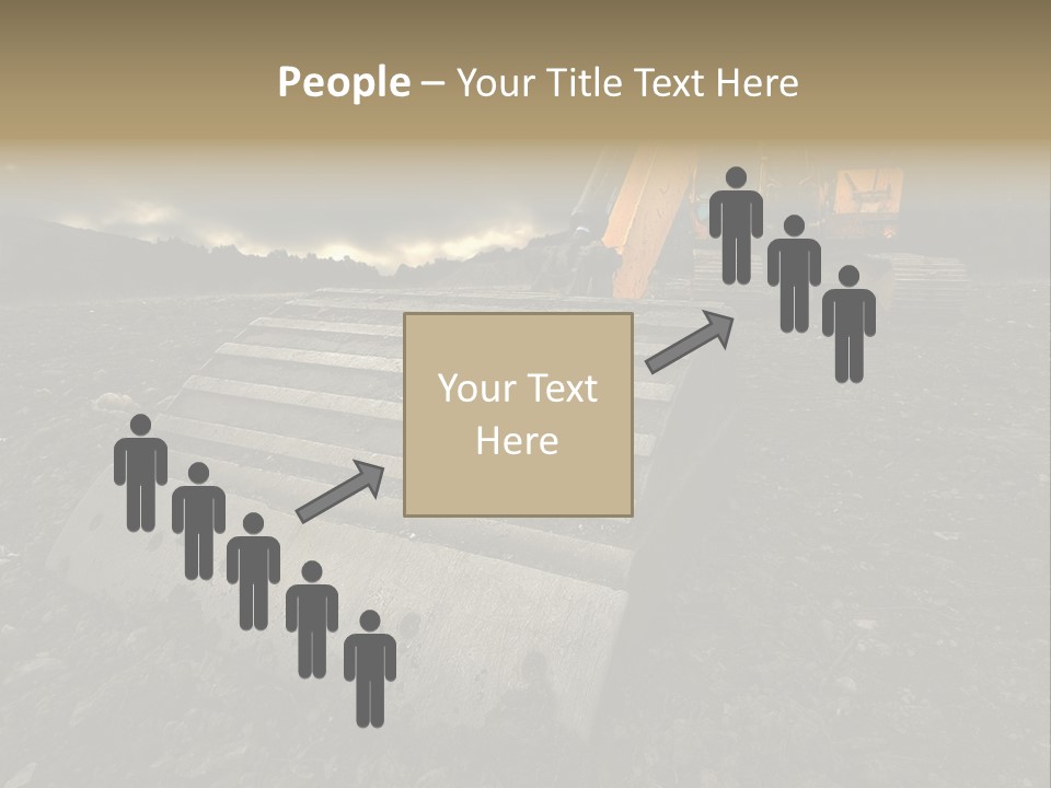 High Tall Job PowerPoint Template