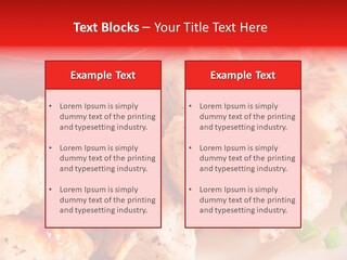 A Plate Of Chicken Skewers With Tomatoes And Ketchup PowerPoint Template