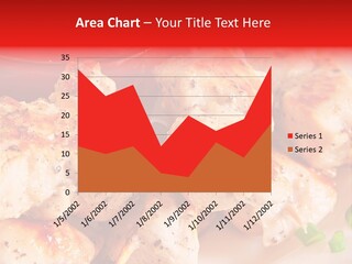 A Plate Of Chicken Skewers With Tomatoes And Ketchup PowerPoint Template