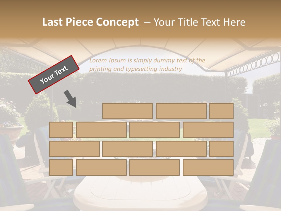 Two Grass Sleeping PowerPoint Template