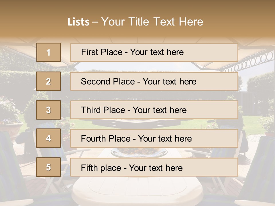 Two Grass Sleeping PowerPoint Template