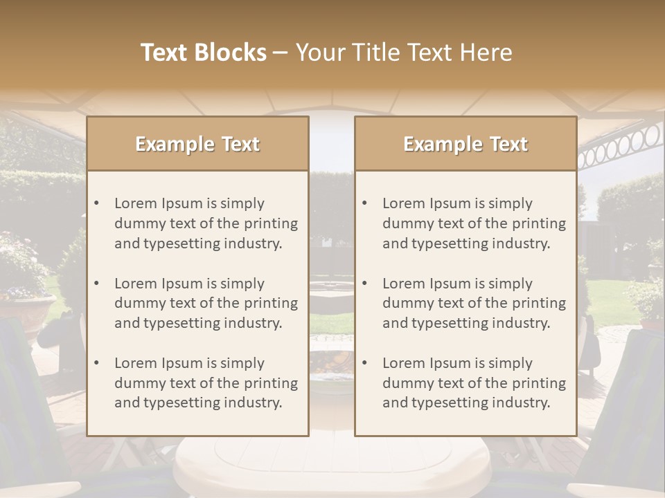 Two Grass Sleeping PowerPoint Template