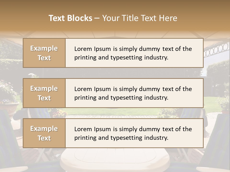 Two Grass Sleeping PowerPoint Template