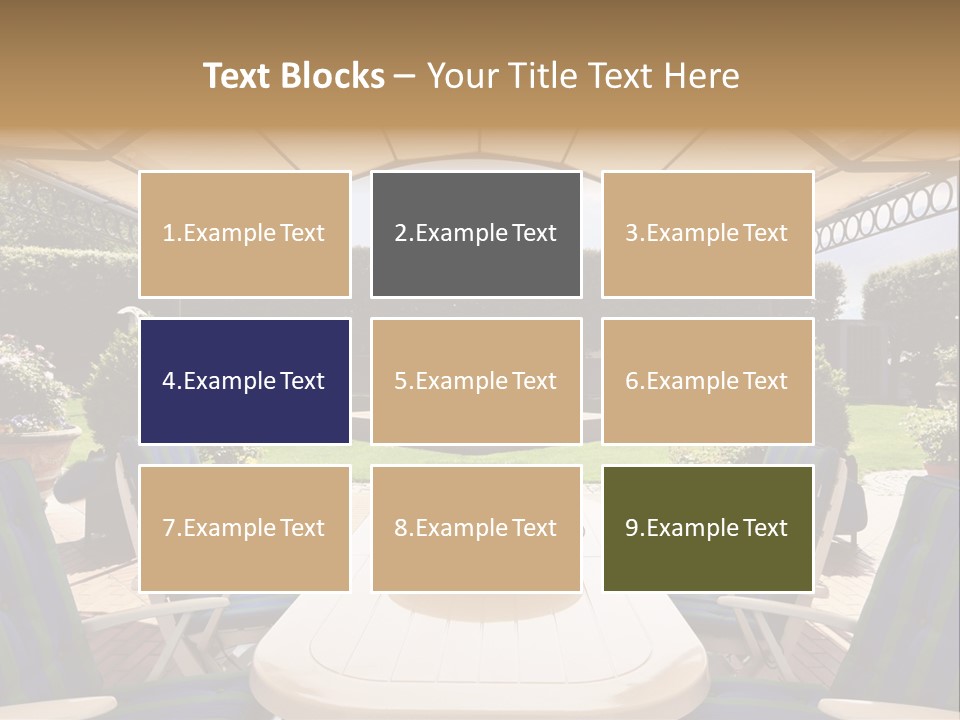 Two Grass Sleeping PowerPoint Template