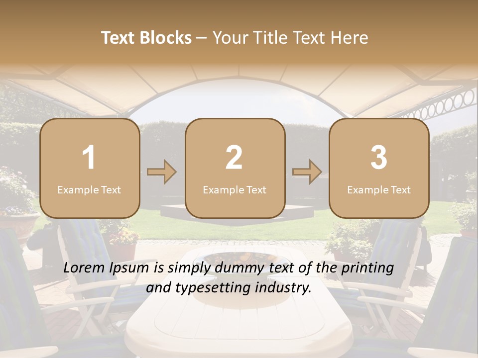 Two Grass Sleeping PowerPoint Template