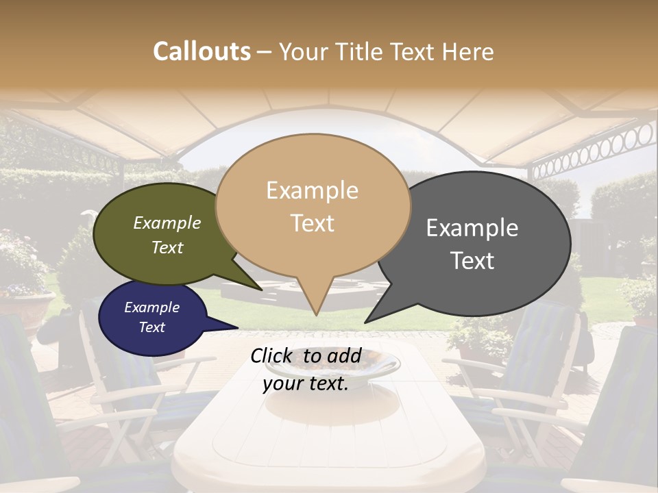 Two Grass Sleeping PowerPoint Template