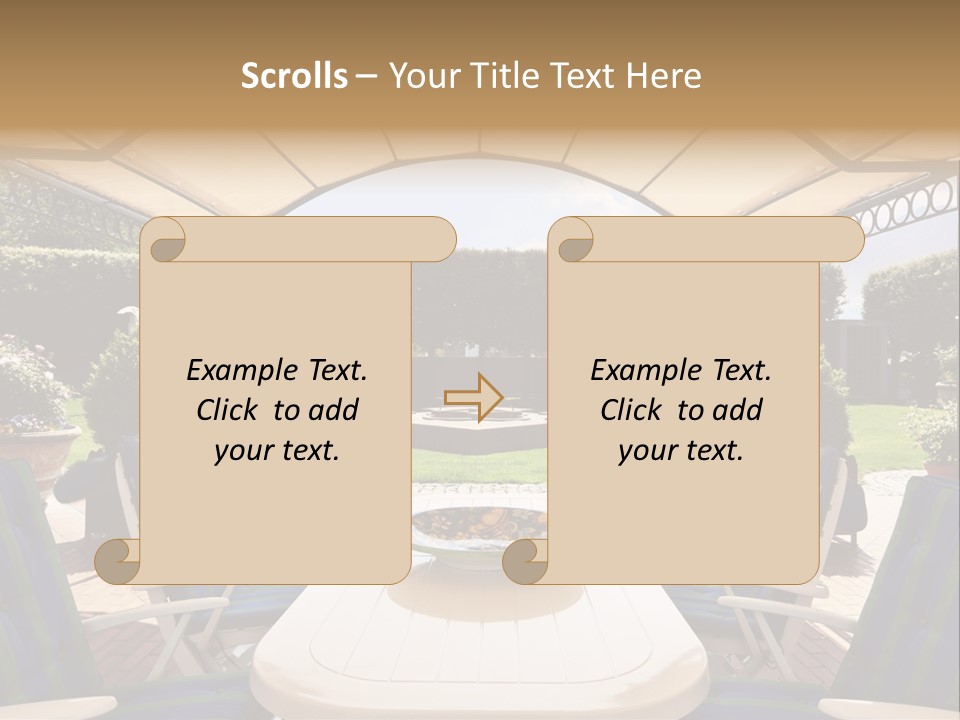 Two Grass Sleeping PowerPoint Template