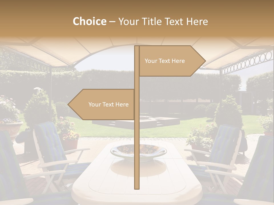 Two Grass Sleeping PowerPoint Template