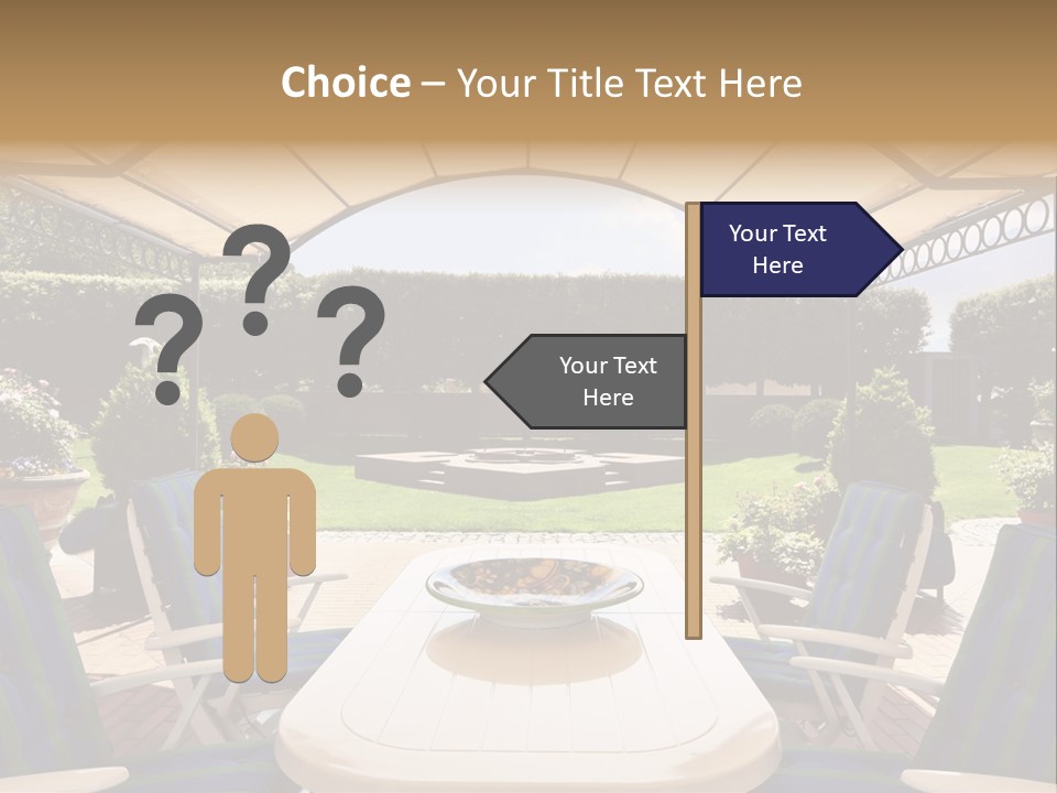 Two Grass Sleeping PowerPoint Template