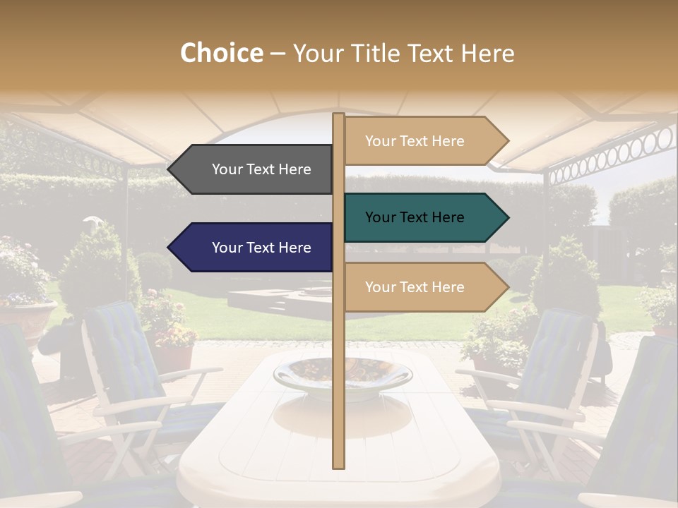 Two Grass Sleeping PowerPoint Template
