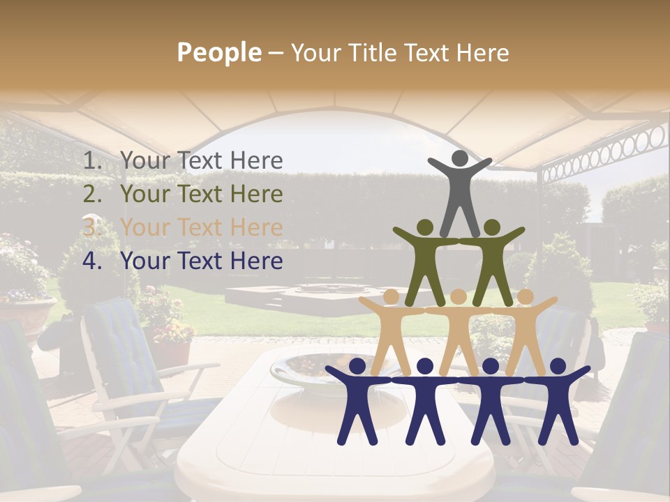 Two Grass Sleeping PowerPoint Template