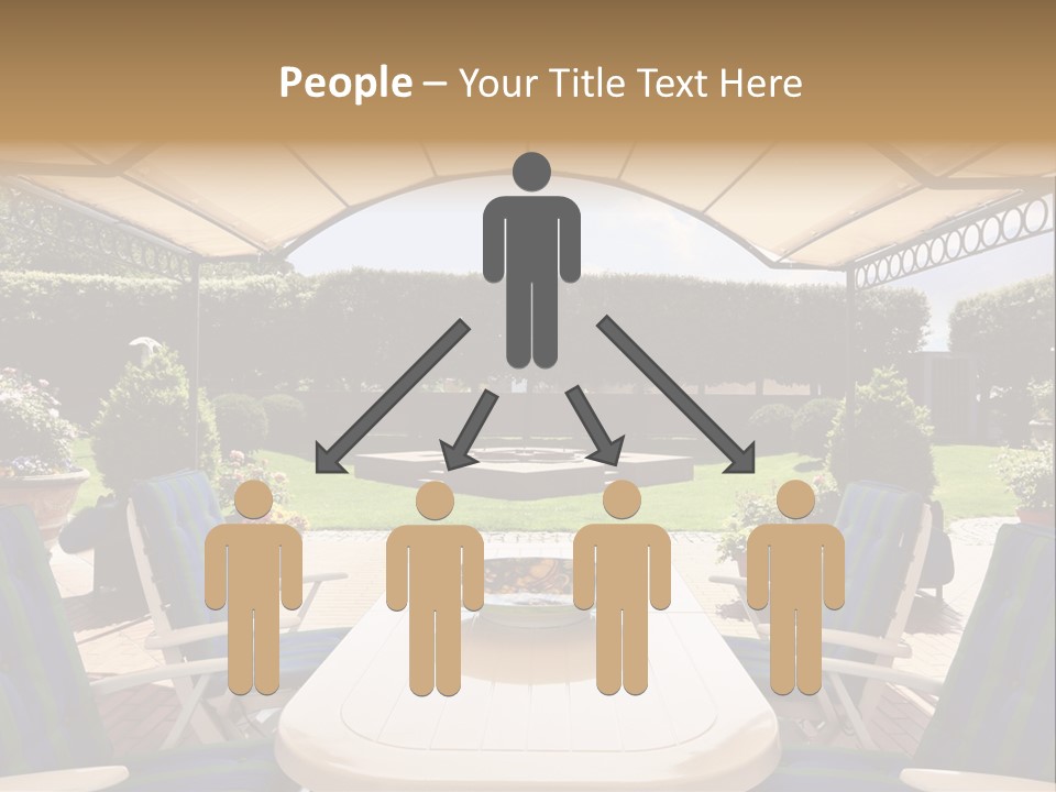 Two Grass Sleeping PowerPoint Template