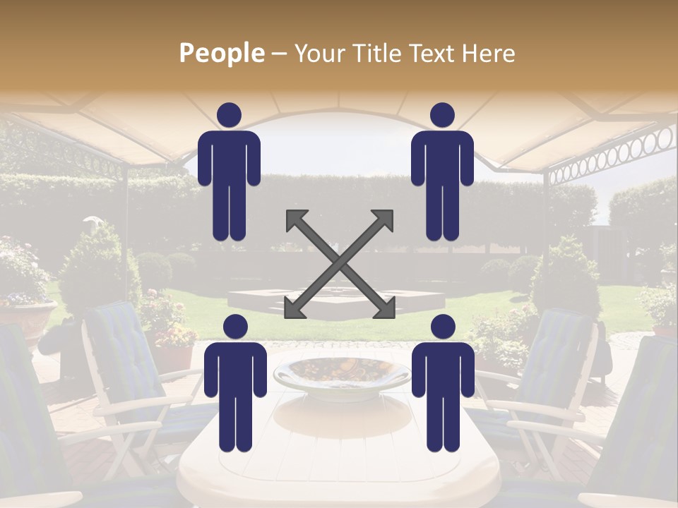 Two Grass Sleeping PowerPoint Template