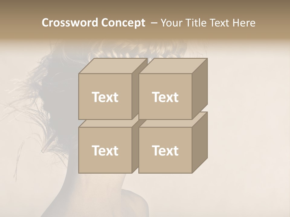 Cut Contemplating Child PowerPoint Template