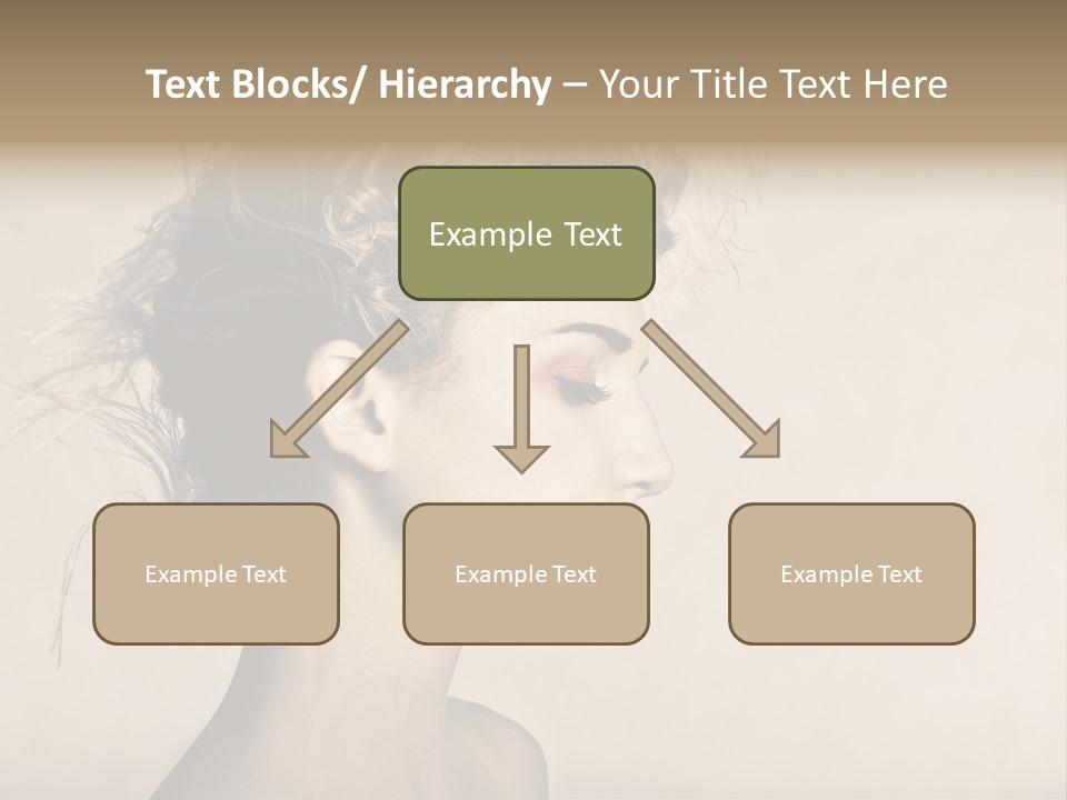 Cut Contemplating Child PowerPoint Template