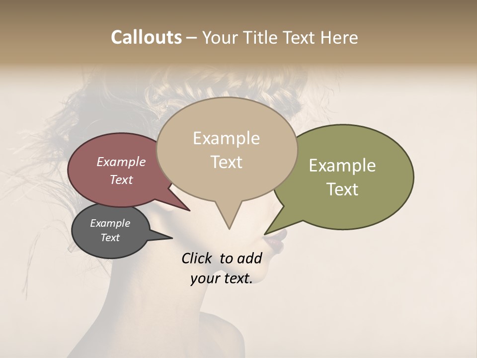 Cut Contemplating Child PowerPoint Template