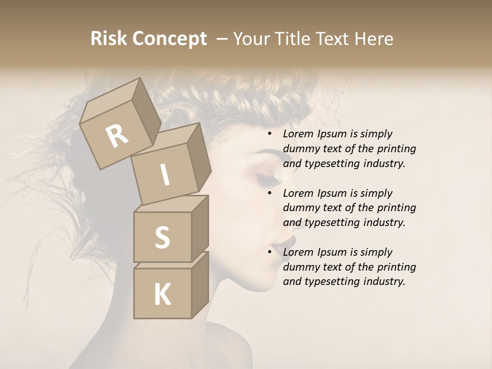 Cut Contemplating Child PowerPoint Template