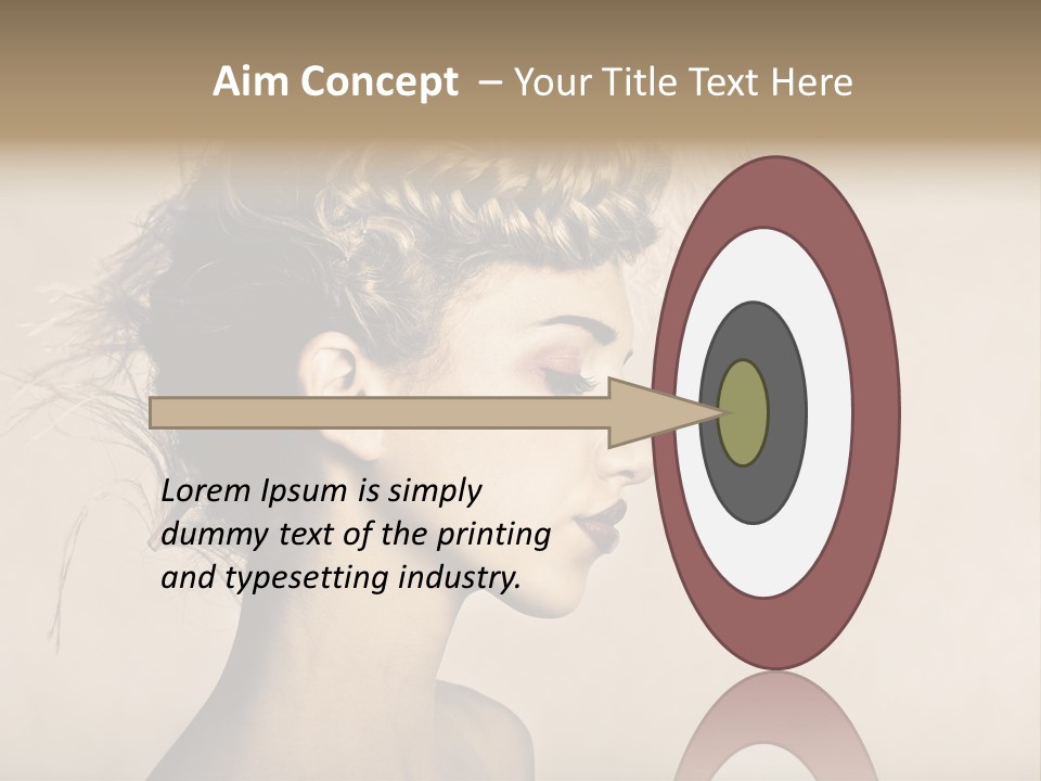 Cut Contemplating Child PowerPoint Template