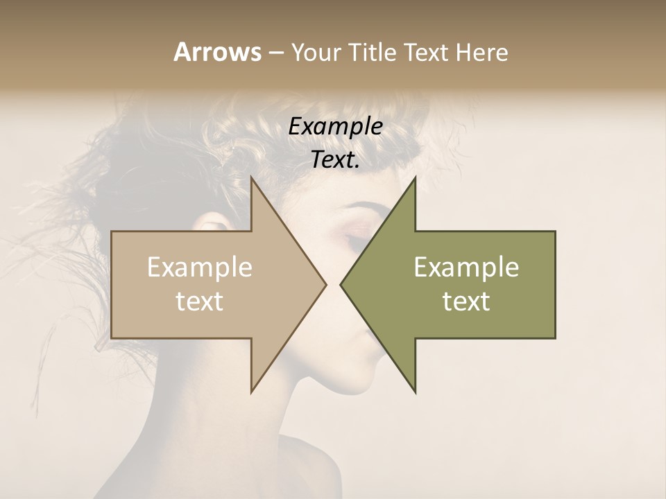 Cut Contemplating Child PowerPoint Template
