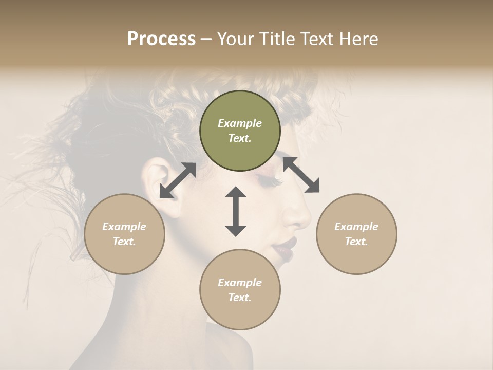 Cut Contemplating Child PowerPoint Template