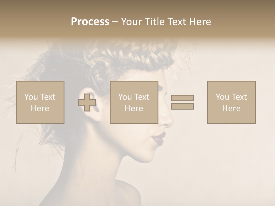Cut Contemplating Child PowerPoint Template