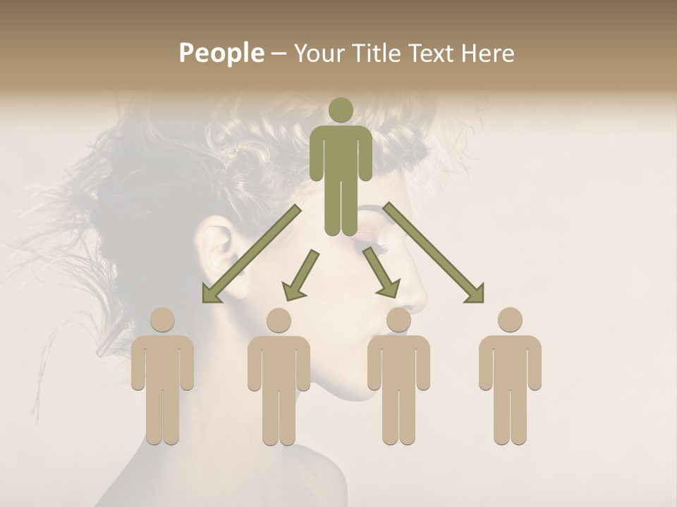 Cut Contemplating Child PowerPoint Template