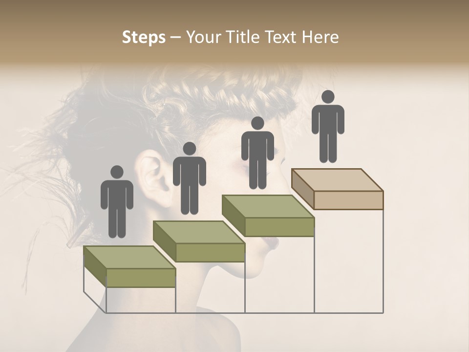 Cut Contemplating Child PowerPoint Template