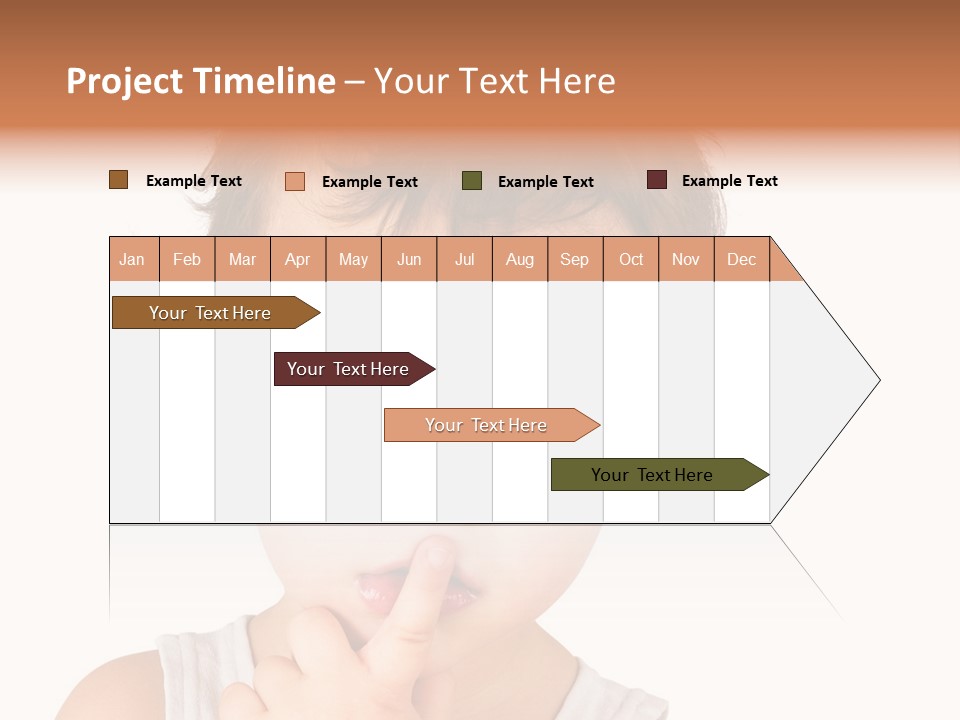 Cut Contemplating Child PowerPoint Template