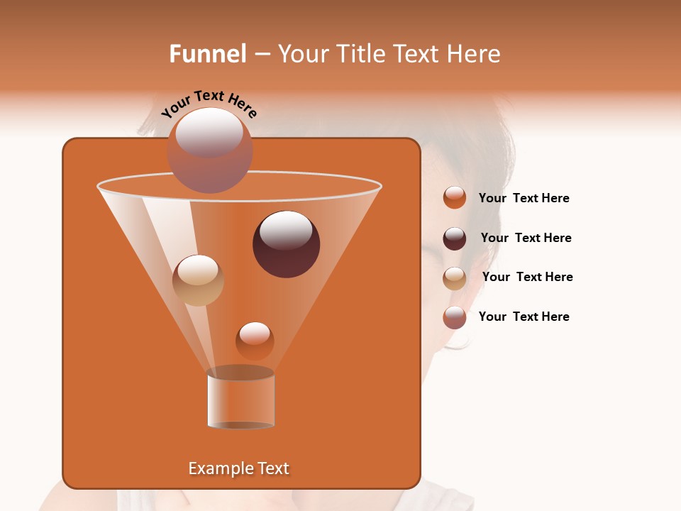 Cut Contemplating Child PowerPoint Template