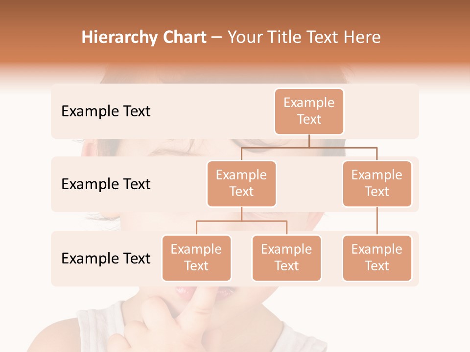 Cut Contemplating Child PowerPoint Template