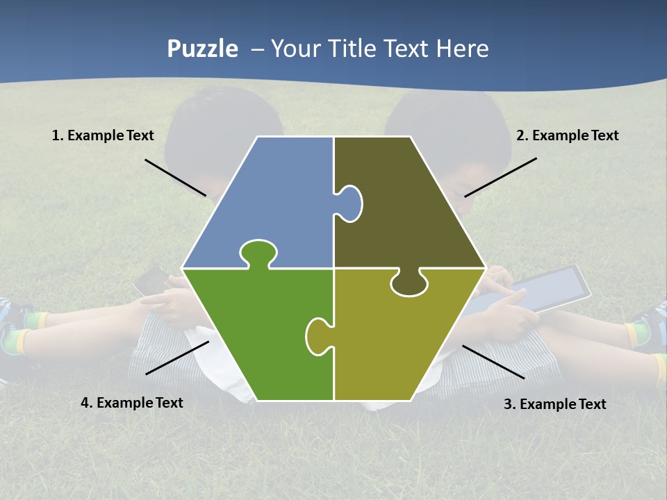 Group Schoolboy Lifestyle PowerPoint Template