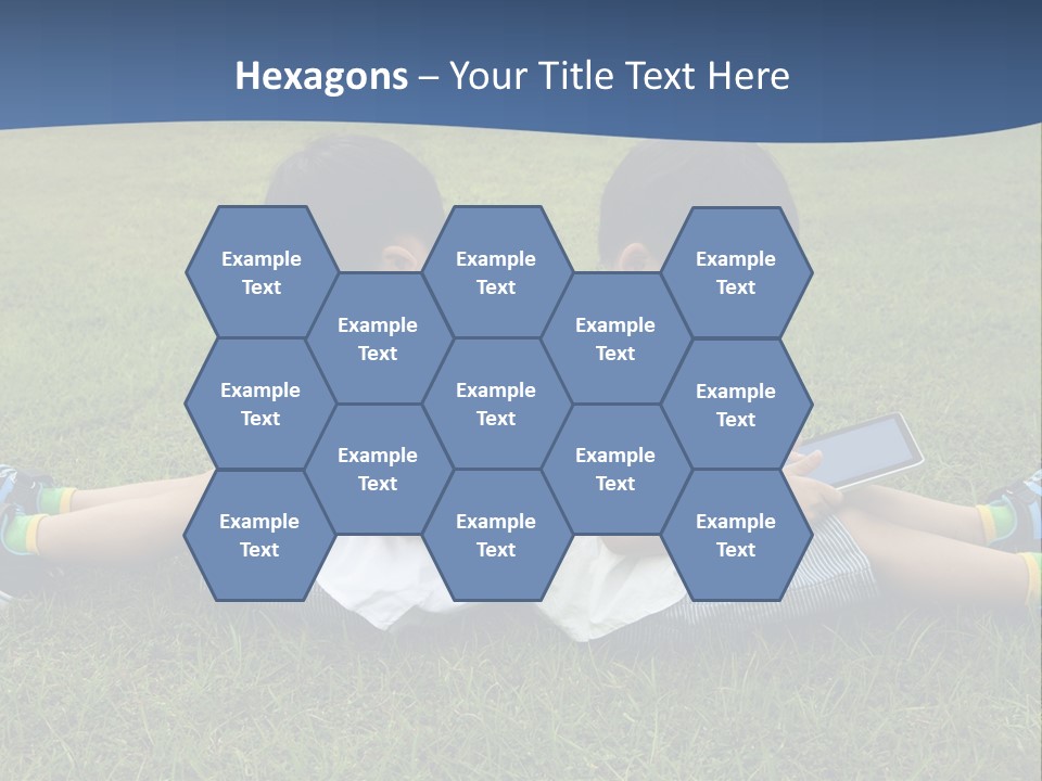 Group Schoolboy Lifestyle PowerPoint Template