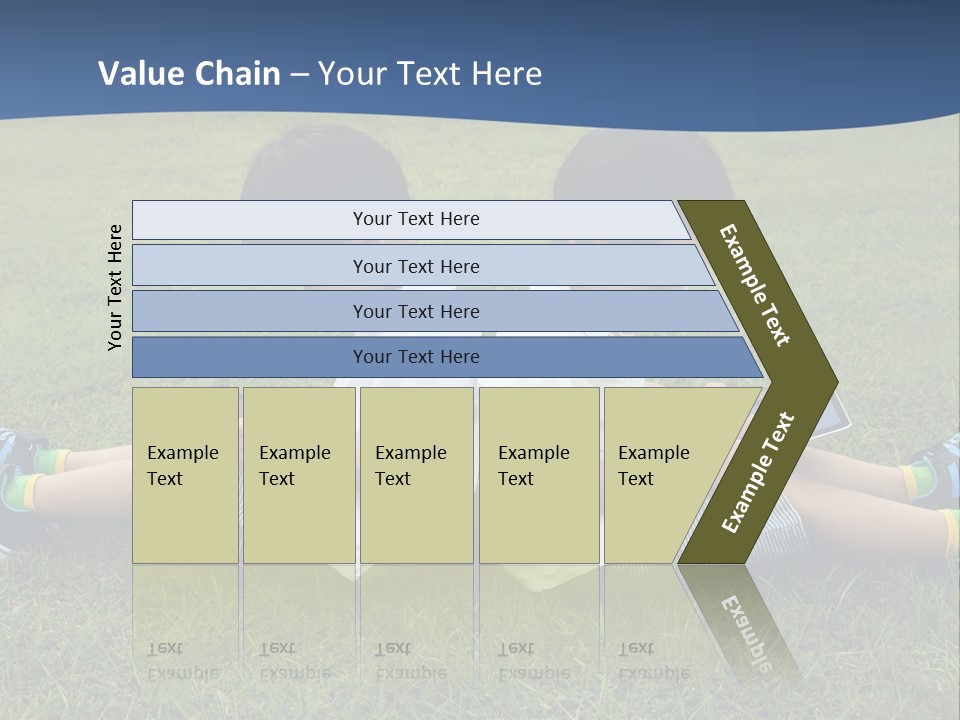 Group Schoolboy Lifestyle PowerPoint Template